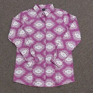 Cruel Girl Girls' Long Sleeve Western Snap Shirt - Pink